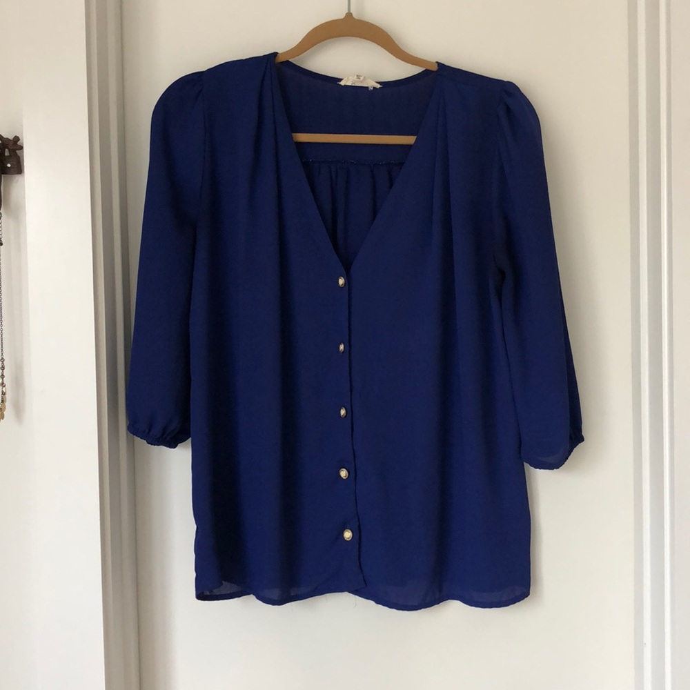 Small Blue Blouse